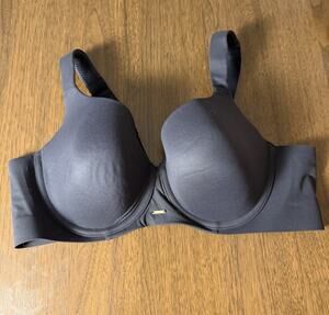 Lane Bryant Cacique Lightly Lined Balconette Bra Womens 42C Black Underwire
